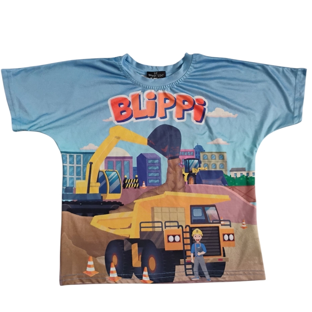 Blippi Kids Construction T-Shirt